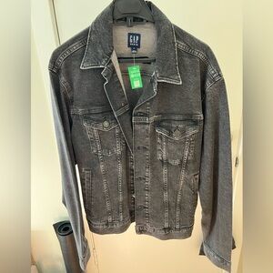 GAP Charcoal Denim Jacket